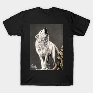 Howling Arctic Wolf T-Shirt